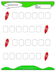 Çizgi Çalışma Sayfaları